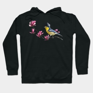 Yellow tit Hoodie